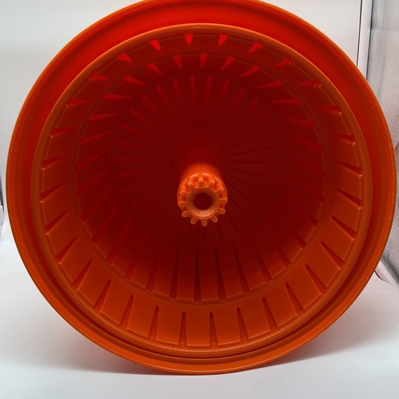 Dynamic Professional Manual Salad Spinner Dryer Commercial Restaurant Orange - Picture 2 of 8